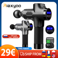 pistolet do masażu Wysokiej częstotliwości masaż pistolet do rozluźniania mięśni rozluźnienie ciała masażer elektryczny z przenośna torba terapia pistolet do fitness 1